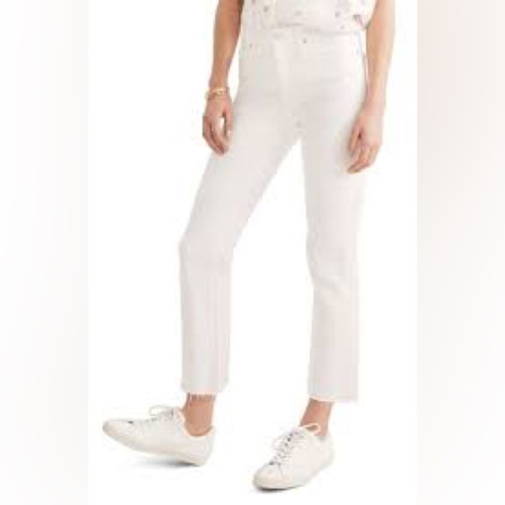 Madewell cali demo-boot raw edge jean size 30